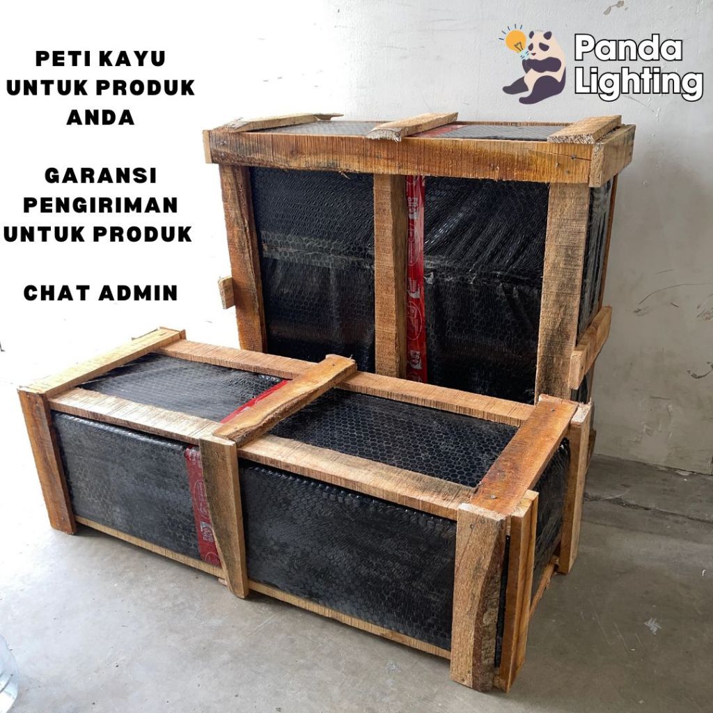 

Extra Proteksi Packaging & Garansi Untuk Produk Anda / Peti Kayu & Extra BubbleWrap