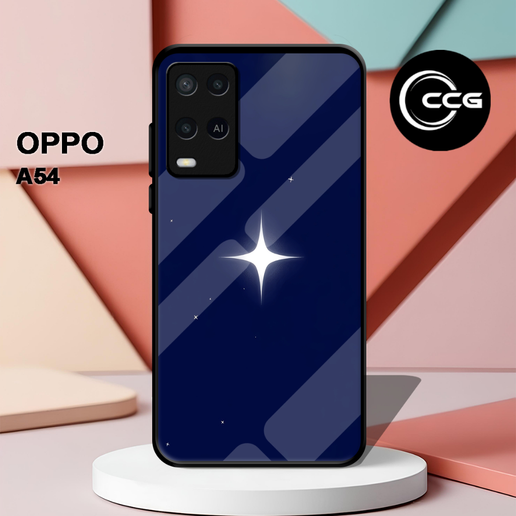 ( LV 13 ) Casing Case Sofcase Glossy Untuk hp Oppo A54 l Motif Anime l Abstrak l Cute l Lucu l Kesin