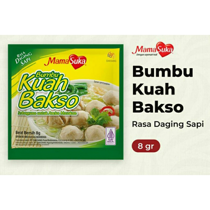

LANGSUNG DIKIRIM,,,1sachet Bumbu Kuah Bakso Mamasuka