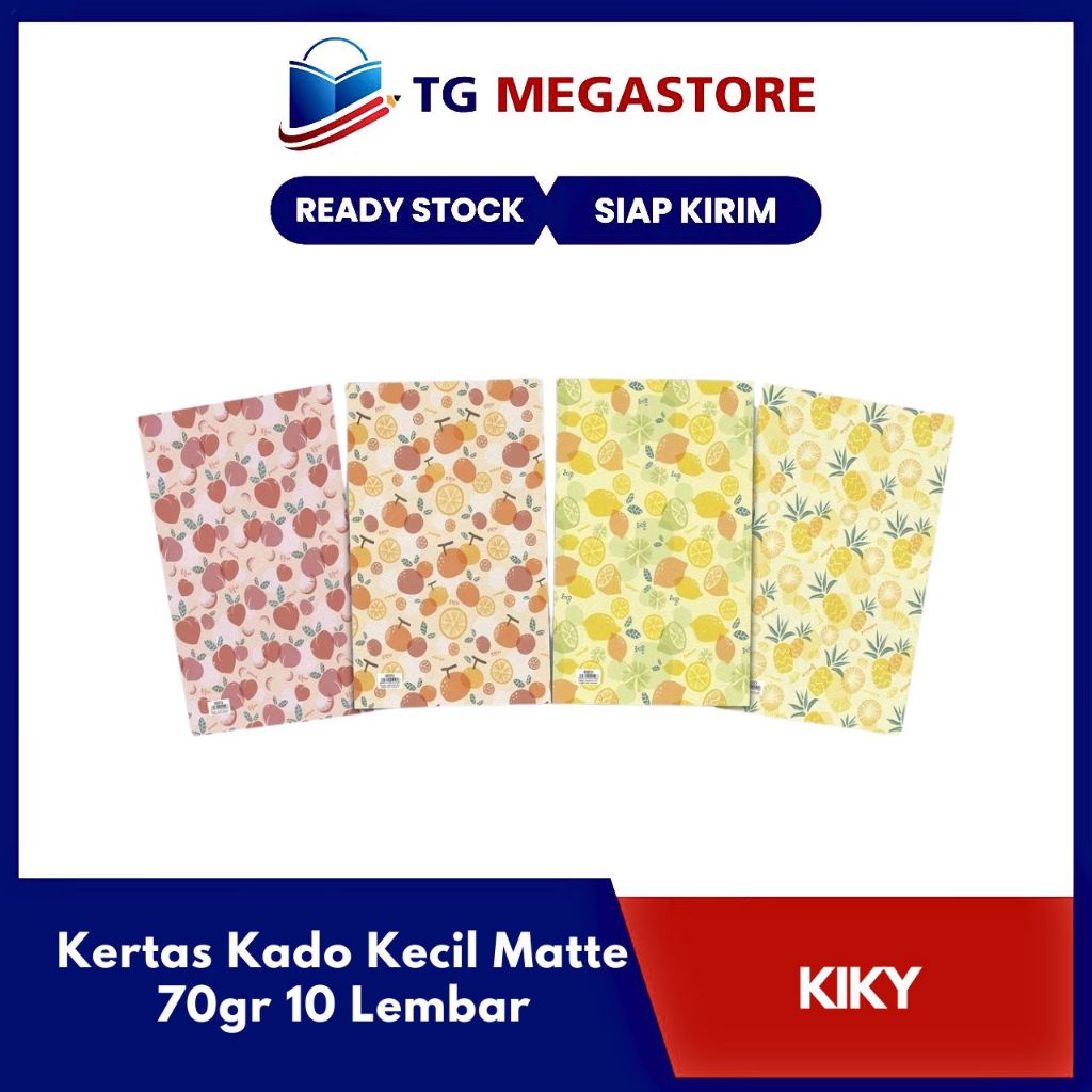 

Kertas Kado Kiky Kecil Matte 70gr 10 Lembar