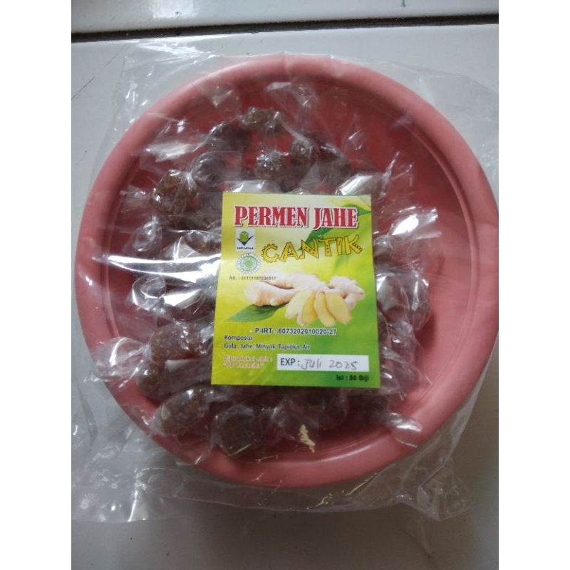 

Permen Jahe Cantik Kemasan Mangkok Kemasan isi 80 Pcs
