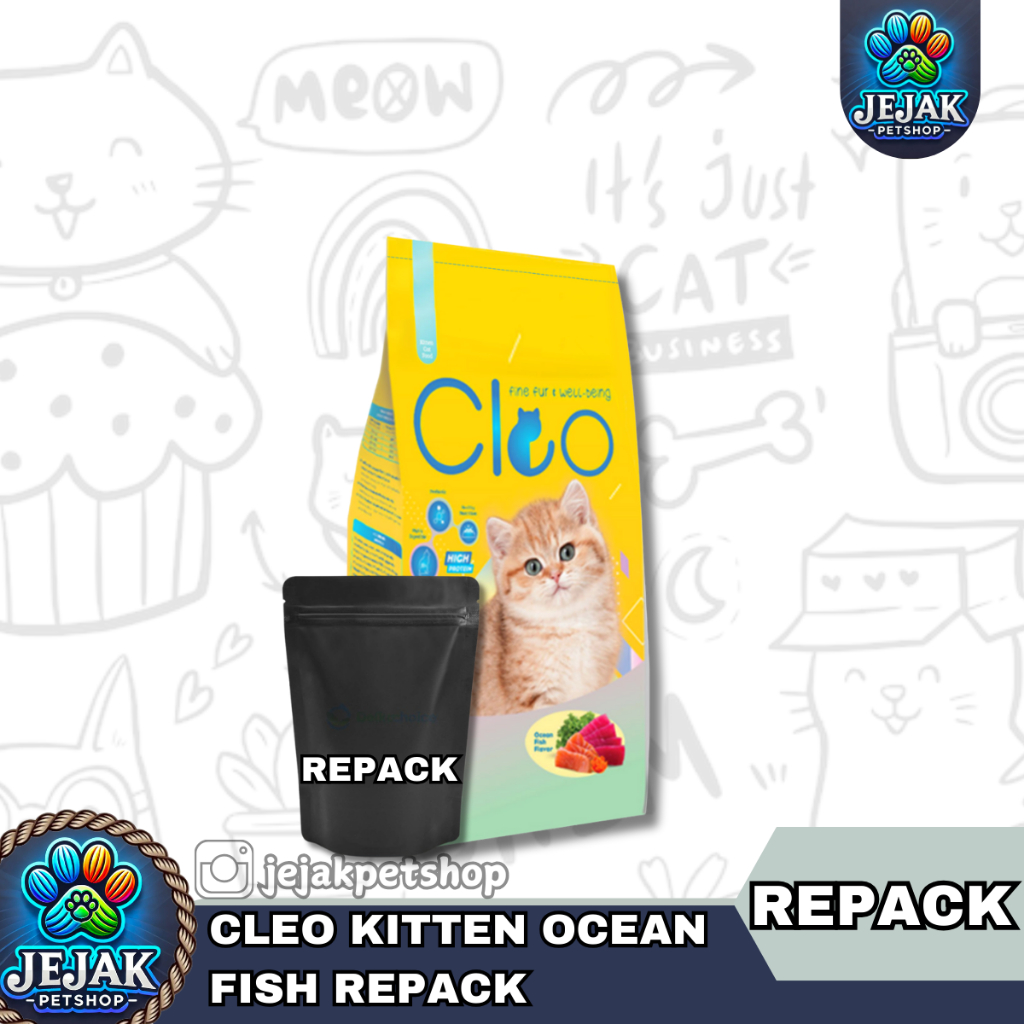 Cleo Kitten Cat Food Repack 500 Gram