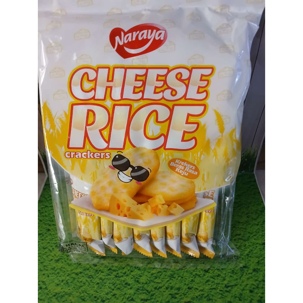 

Naraya Cheese Rice Crackers 96gram ( isi 16 pcs )