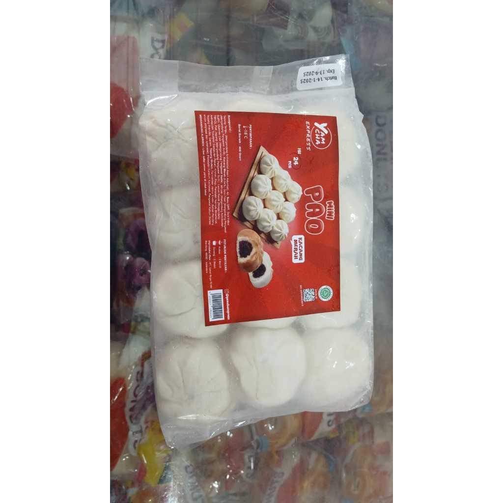 

Yamcha minipao isi 24 pcs ( rasa coklat dan kacang merah )