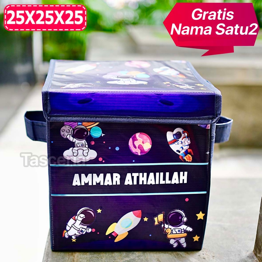 

Toys box Storage Mainan Souvenir Ulang Tahun Anak Astronot