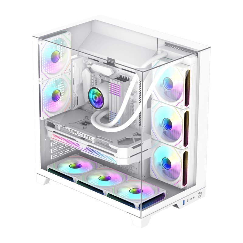 Casing PC GameMax Infinity Plus White ATX