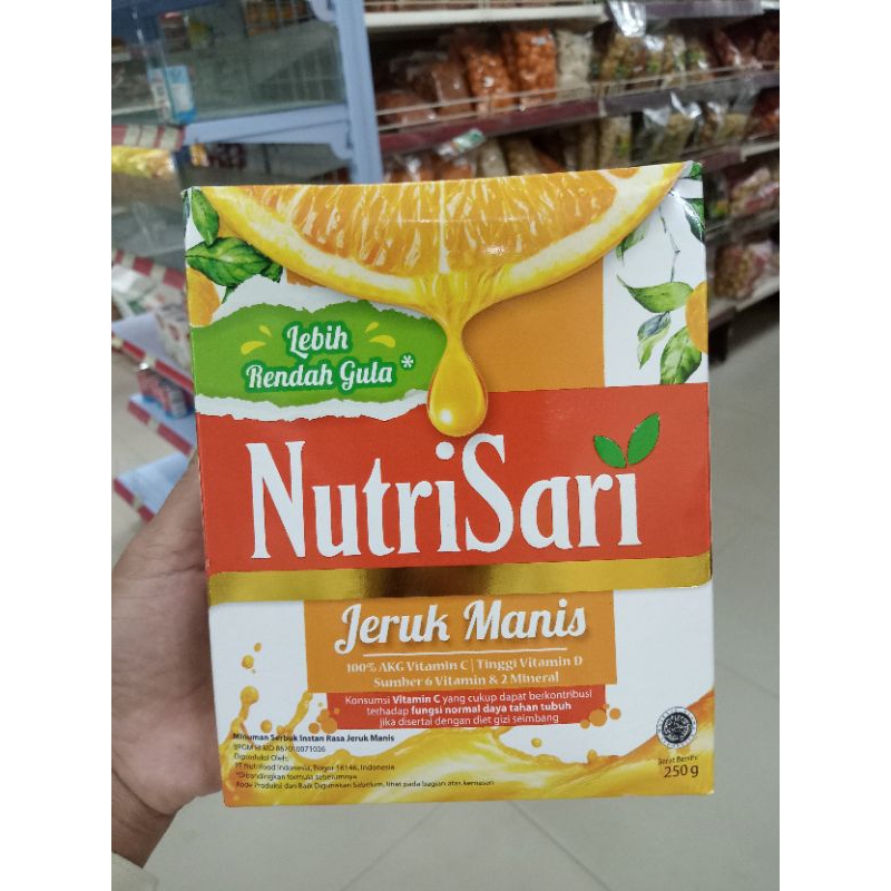 

Nutrisari Jeruk Manis 250 gr