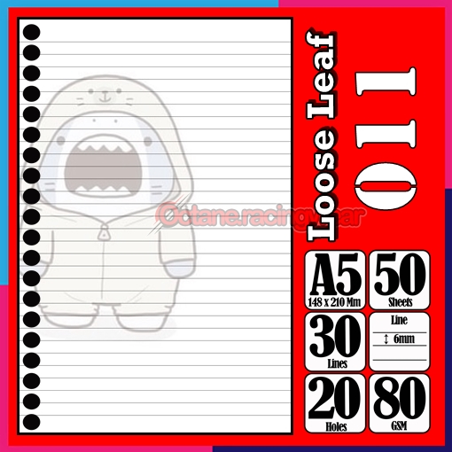 

Loose Leef Thema Bayi Hiu Leaf A5 Isi 50 Lembar Shark Chiby Lucu imut isi ulang kertas Binder Karakter Terbaru Polos Buku Anak Sekolah Kuliah refil Refil