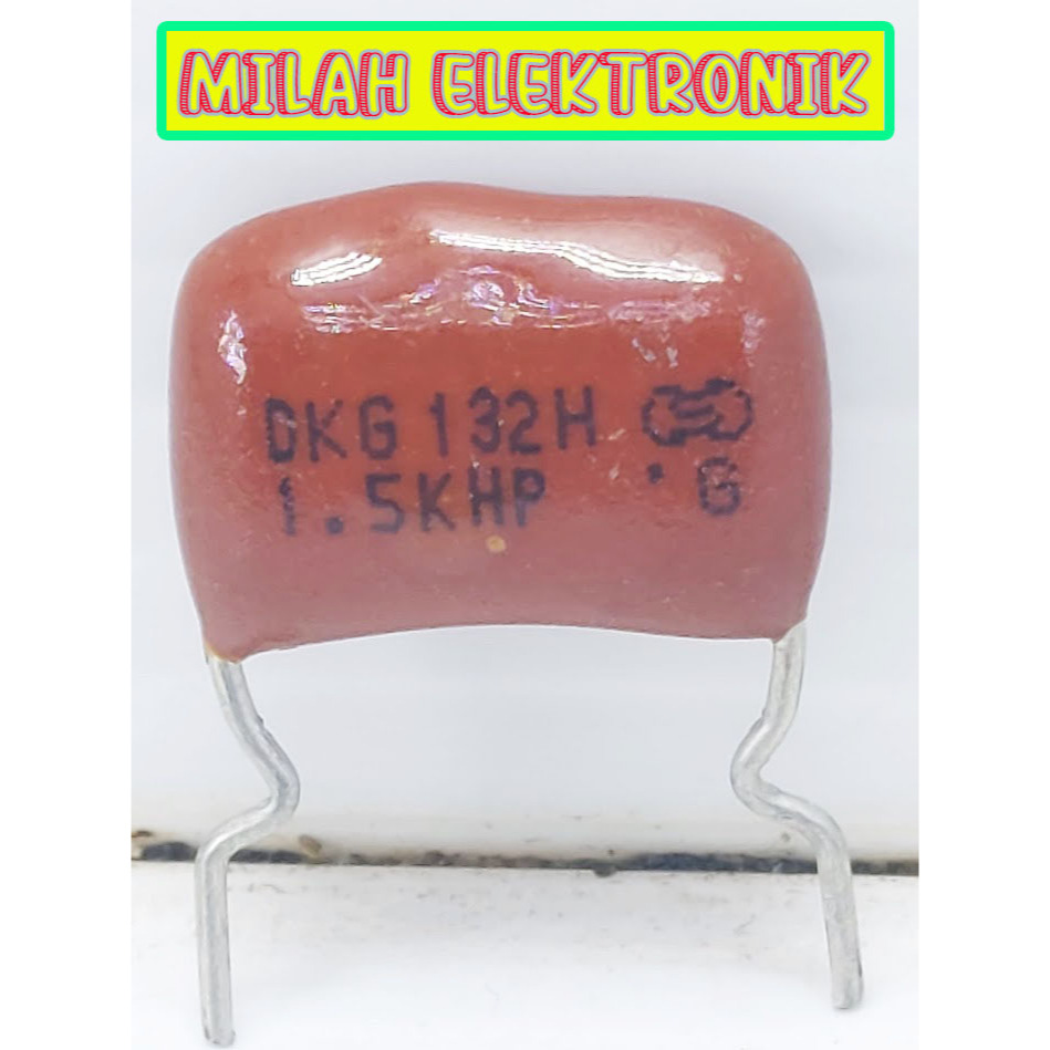 kapasitor merah ukuran 132h 1.5 khp atau 1500v