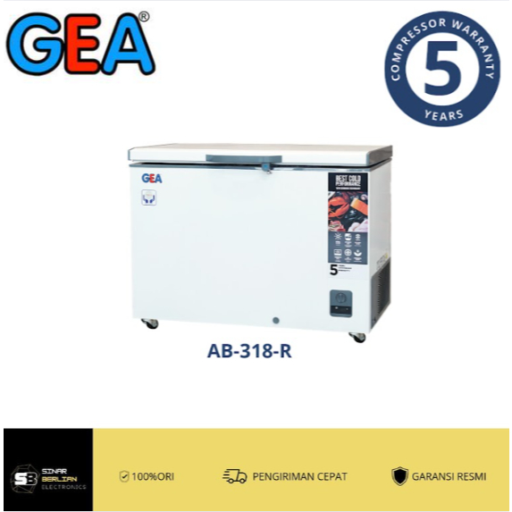 Chest frezer GEA 318 Liter ( AB-318R) Box Pendingin GEA