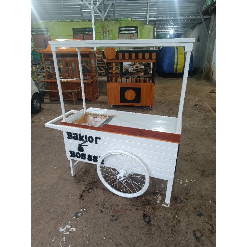 gerobak roti bakar kekinian