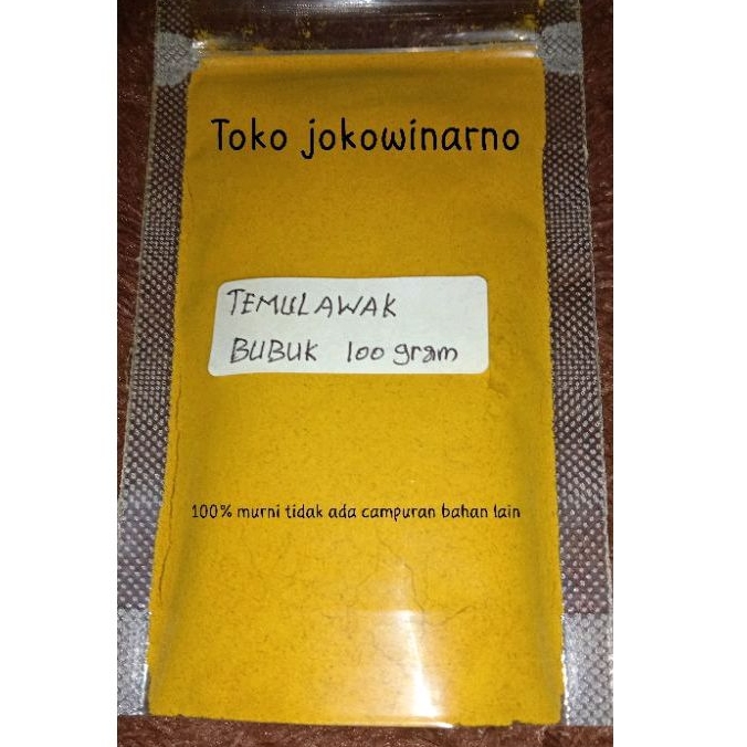 

TEMULAWAK BUBUK Original - Kemasan isi [ 100 gram]