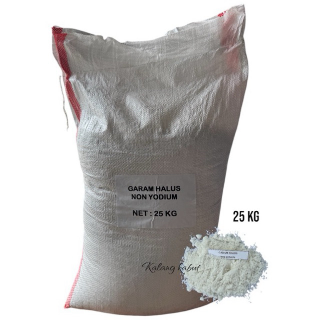 

Nacl - Garam halus - garam industri - 25 kg