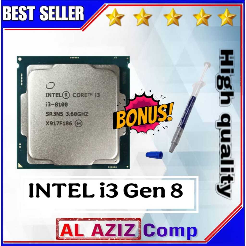 Prosesor Intel® Core™ i3 8100 i3 8300  i3 8100T Tray