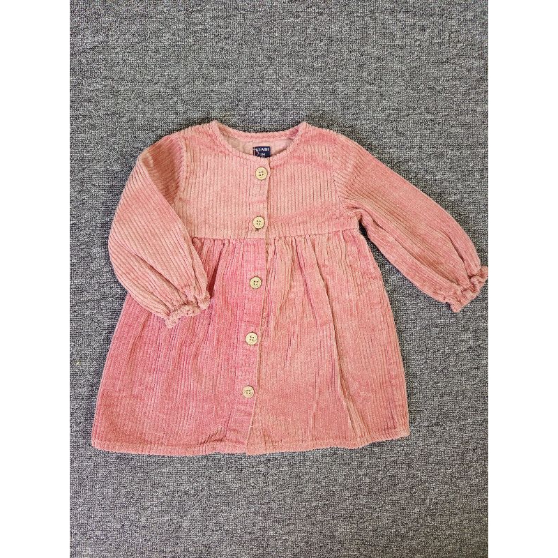 Dress Kiabi Corduroy Bayi Perempuan