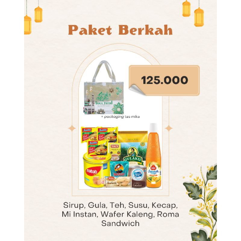 

Hampers Lebaran Paket Berkah