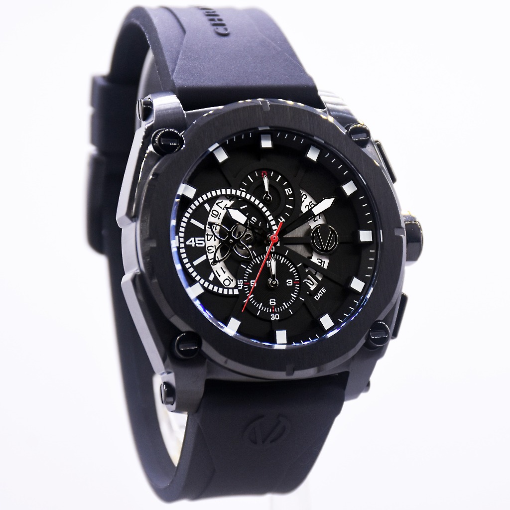 new 100% original  jam tangan pria Christ Verra CV 12201G-36 BLK garansi resmi