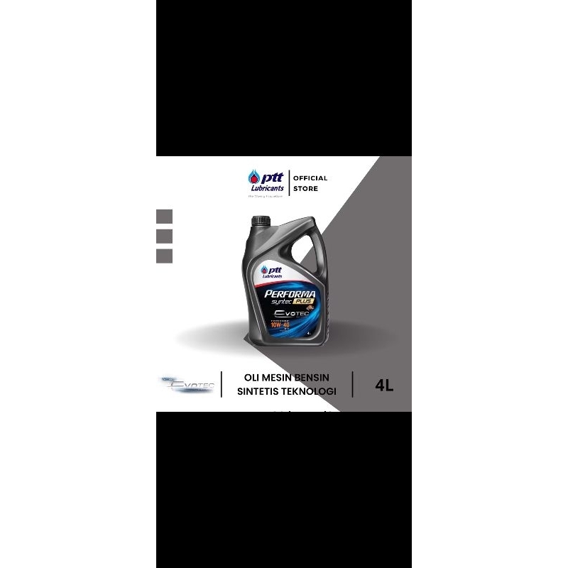Oli Mesin PTT 10W-40 Synthetic Plus 4 Liter