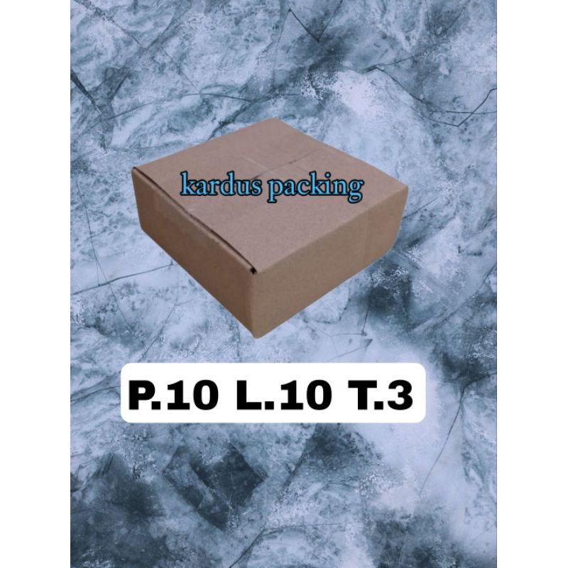

kardus packing UK 10x10x3 kardus kecil kardus besar