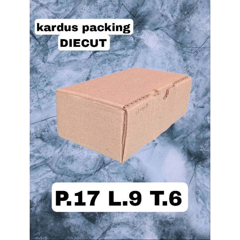 

kardus packing diecut UK 17x9x6 kardus kecil