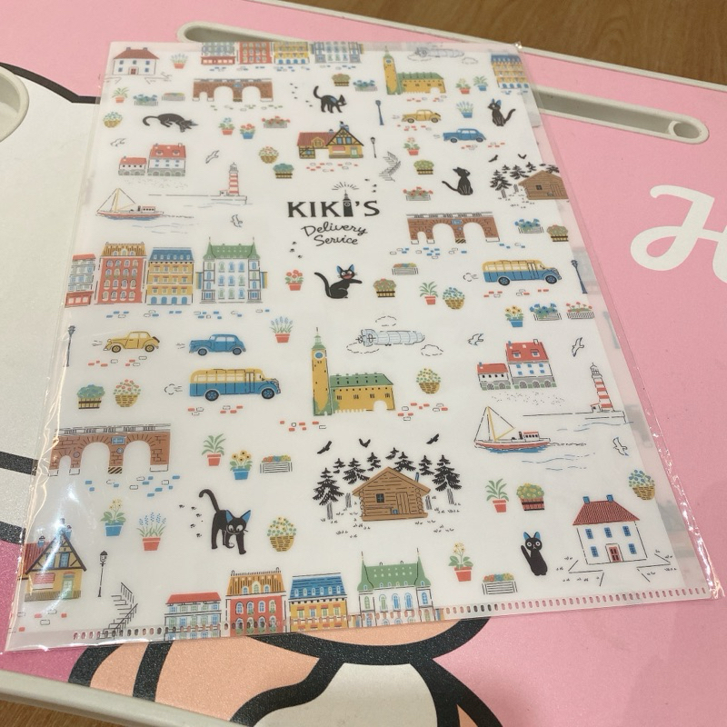 

New Ready Original Japan Folder Kiki Delivery Service Studio Ghibli Kiki's Delivery Service Folder file Map Kiki