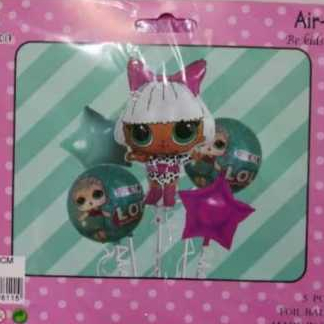 BALON FOIL SET KARAKTER / BALON SET BIRTHDAY PARYT / BALON PESTA
