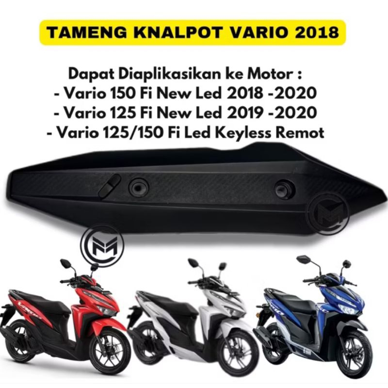 Tameng Tutup Knalpot New Vario 125,150 2018-2020