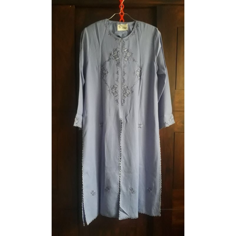 Setelan Baju Tunik Celana Soft Purple