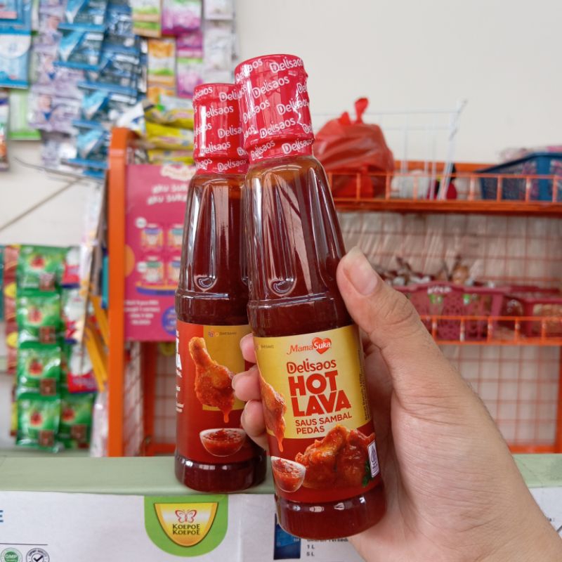 

Mama Suka Delisaos Hot Lava Sambal Pedas Botol 160 Gram