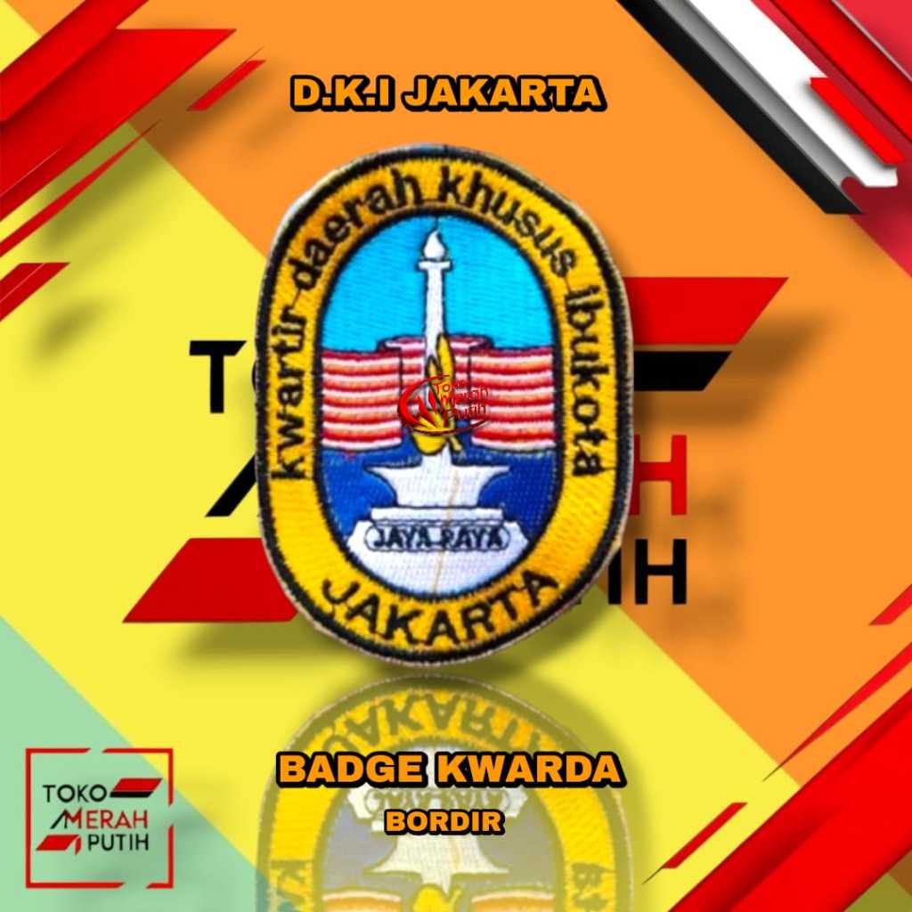 Badge bed kwarda DKI bordir
