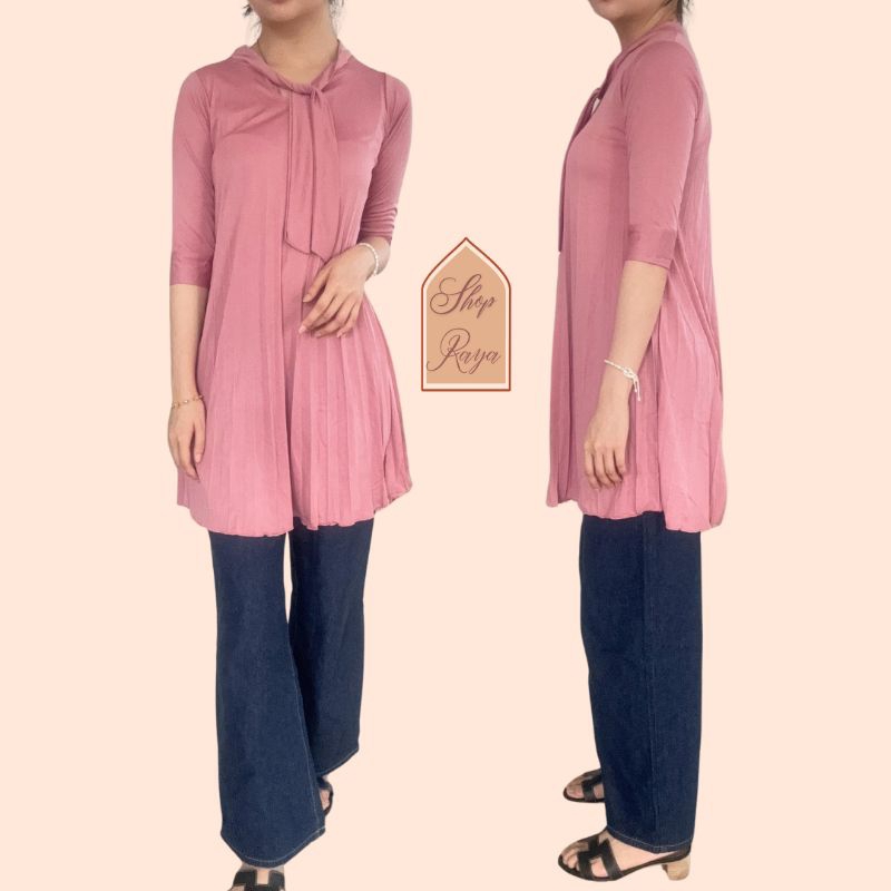 Blouse plisket/ atasan plisket
