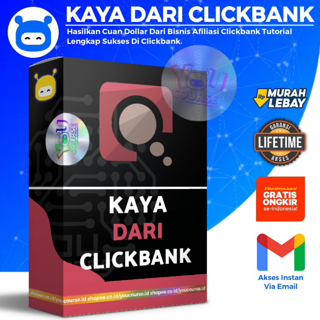 Kaya dari CLICKBANK - Hasilkan Cuan Dollar Dari Bisnis Afiliasi dari Klikbank KDC