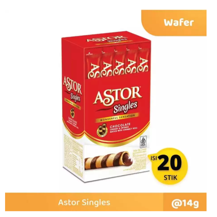 

ASTOR SINGLES / 1 BOX ISI 20 PCS