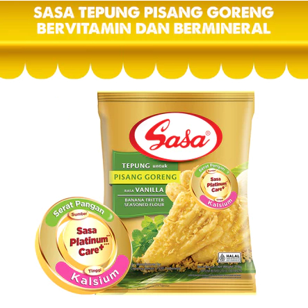 

SASA Tepung untuk Pisang Goreng Rasa Vanilla Kemasan 1 Sachet