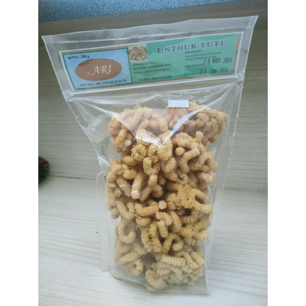 

Unthuk Yuyu Oleh Oleh Khas Nglanggeran