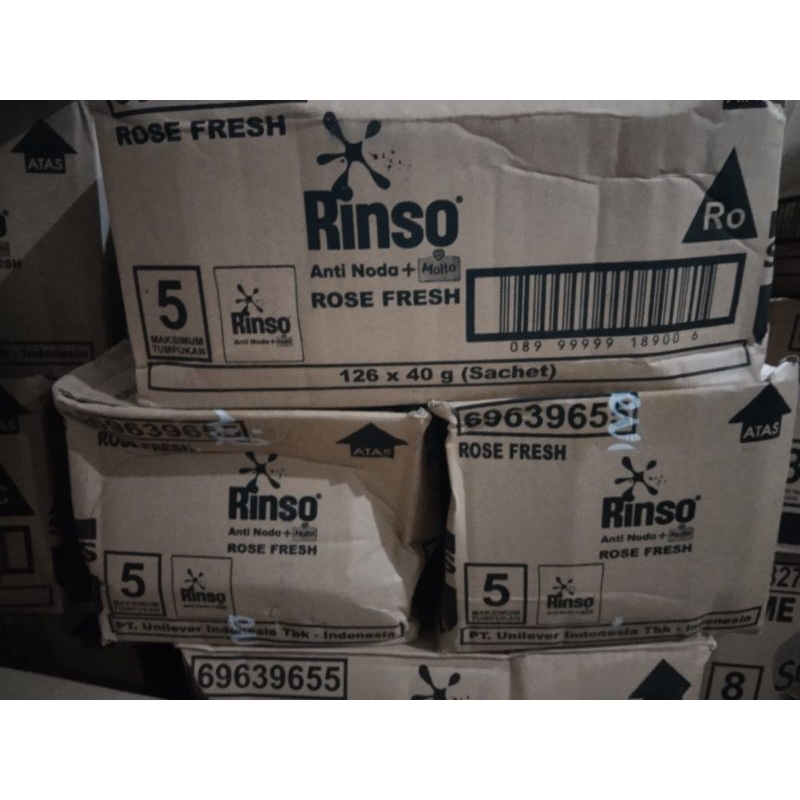 Rinso bubuk 1dus isi 21renteng