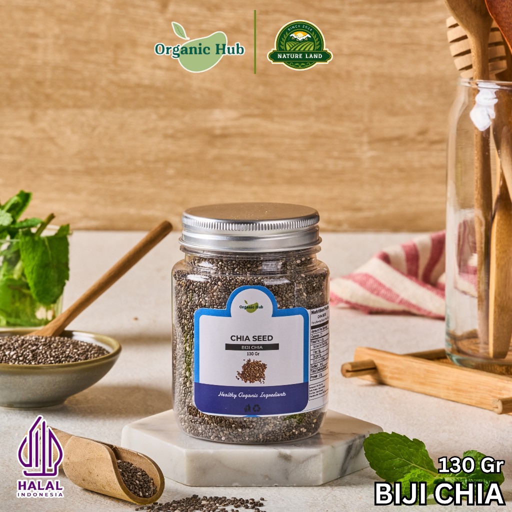 

Organic Hub Chia Seed Untuk Diet Premium Quality Original Biji Hitam Organik 130 gr