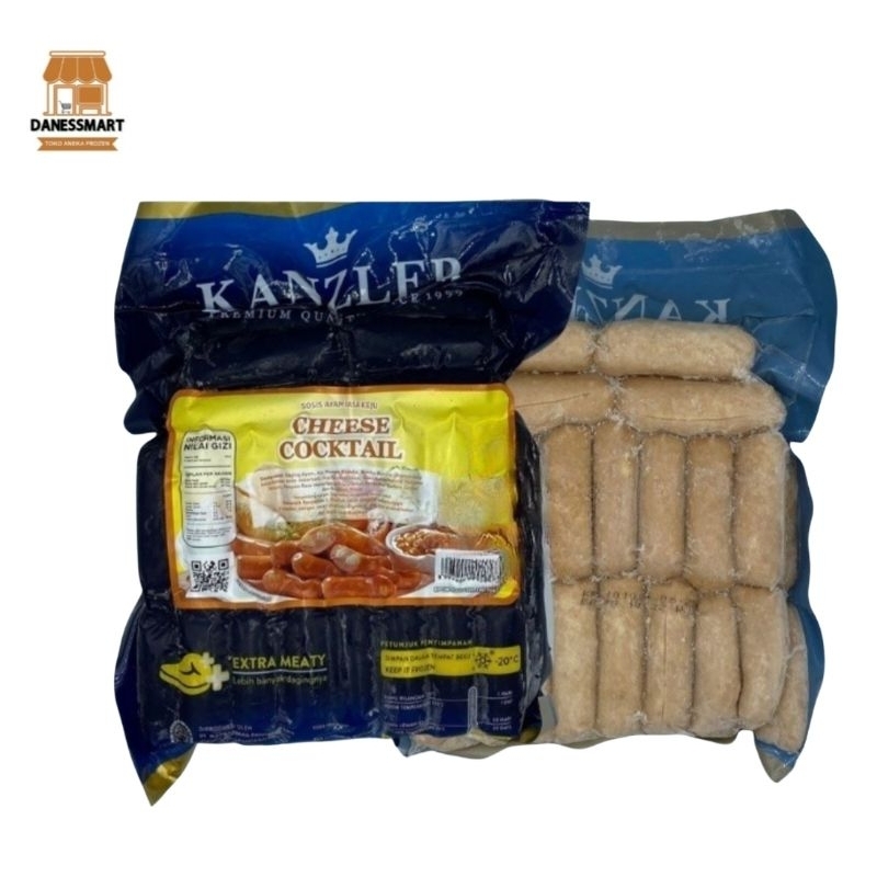 

Kanzler Sosis Cheese Cocktail 500gr
