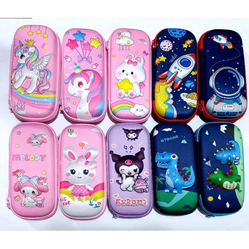 

kotak pensil tempat pensil box 3d resleting