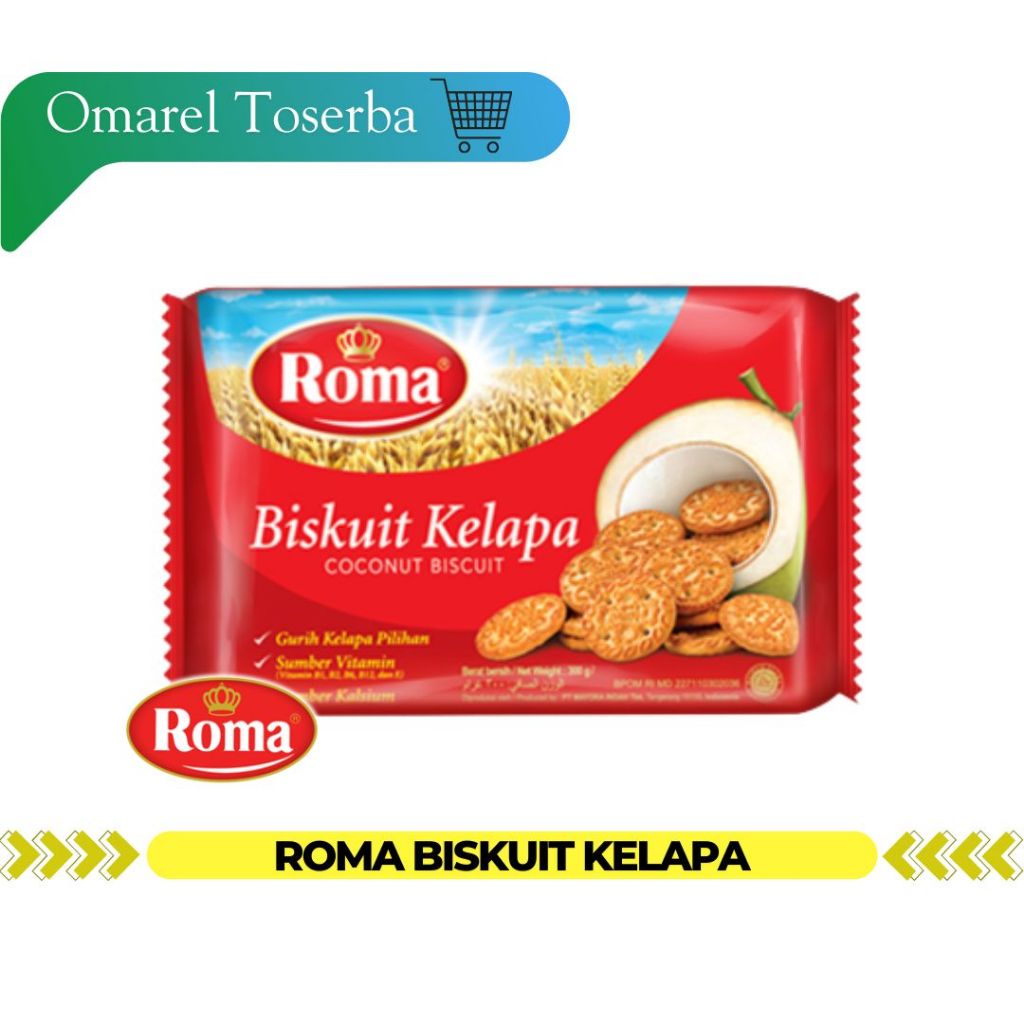 

BISKUIT ROMA KELAPA 300gr