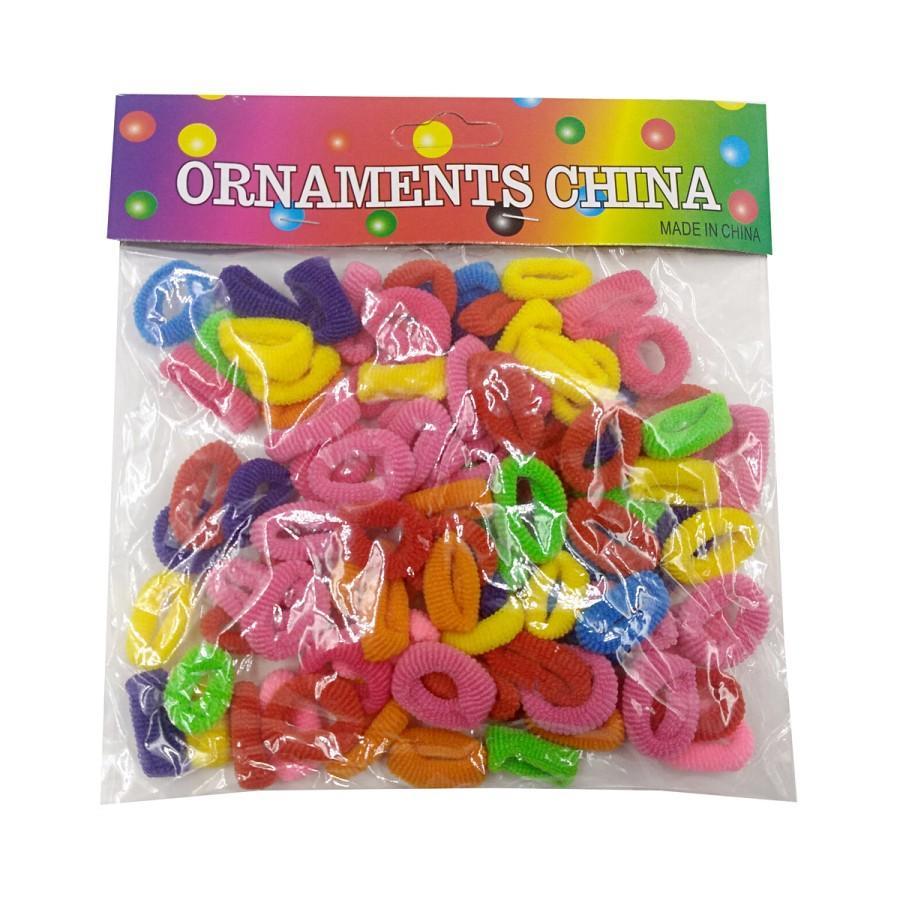 Isi -+30pcs Pouch Ikat Rambut Donat Anak Mini Korea Kunciran Anak Scrunchies