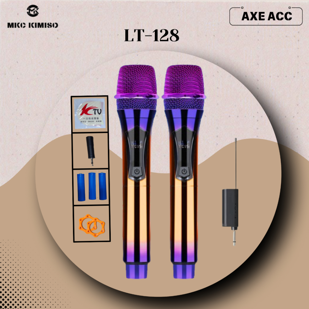 Mic Wireless Profesional Microphone LT-118/ LT-128 | Mic Microphone Profesional Wireless