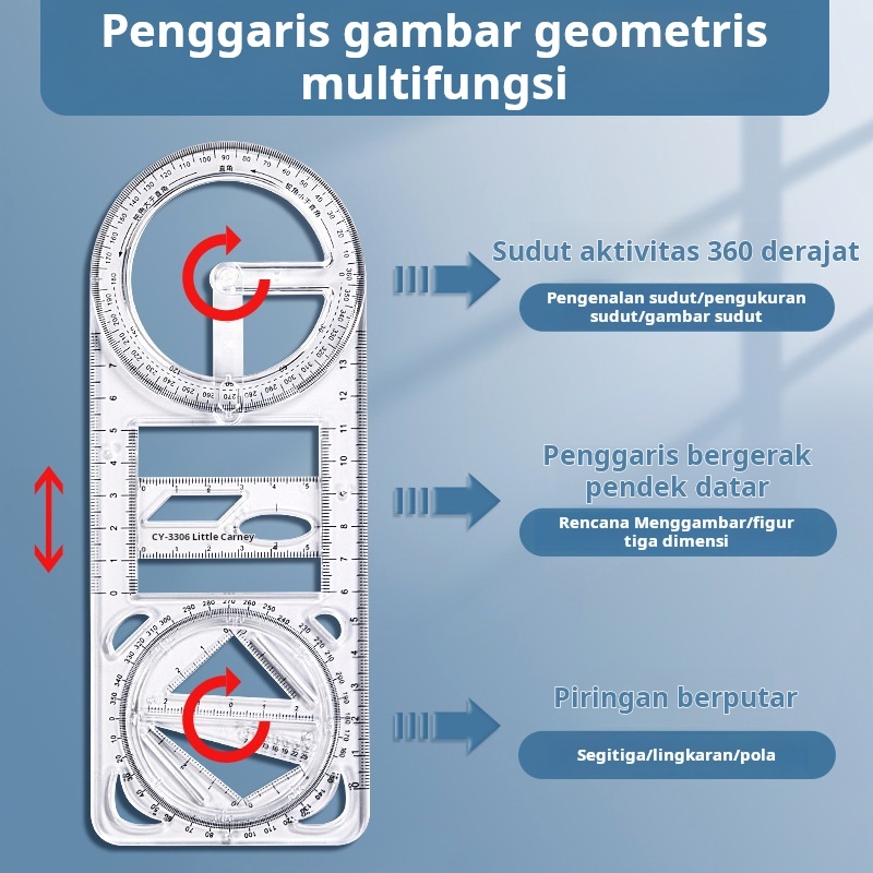 

Penggaris Geometri Multifungsi Membuka Era Baru Gambar Presisi