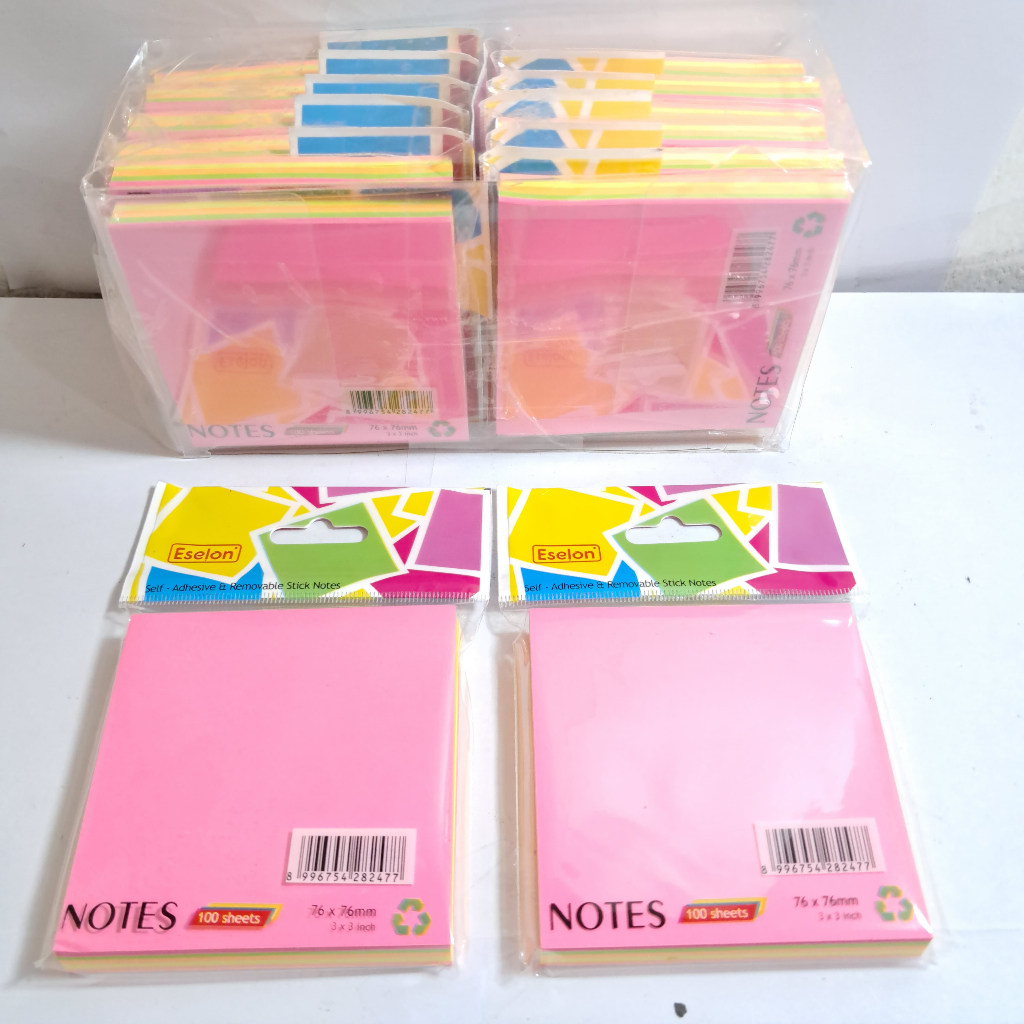 

1 Pak isi 12 Set ( 100 Pcs ) Stiky Notes ESELON