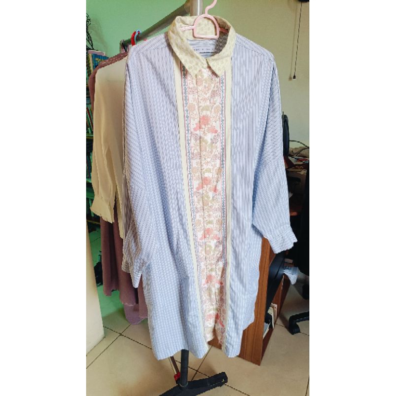 kemeja tunik CottonInk X artkea PRELOVED