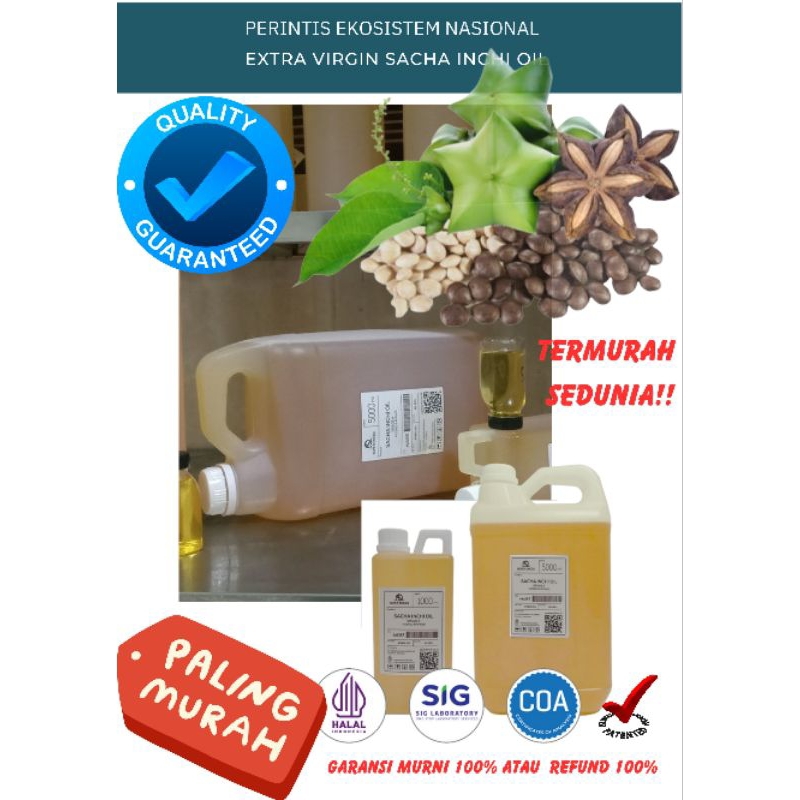 

MURAH SACHA INCHI OIL 1 LITER ( 1000ml )