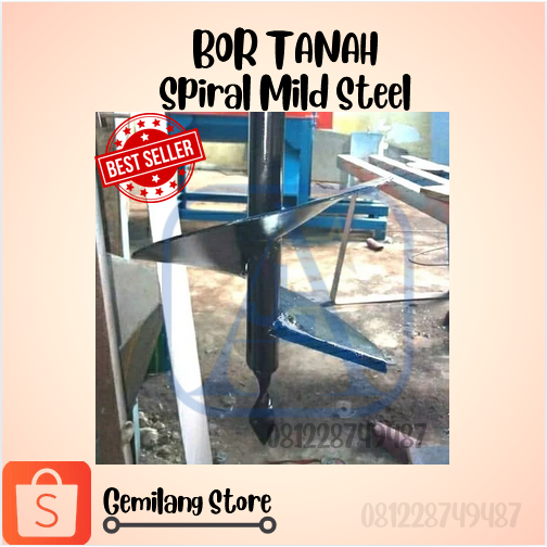 Bor Tanah / Biopori Mild Steel Spiral