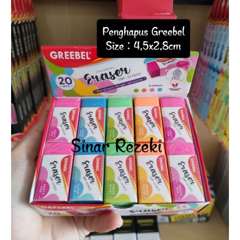 

1 buah!!GBF-221820!Penghapus pensil greebel/penghapus sekolah