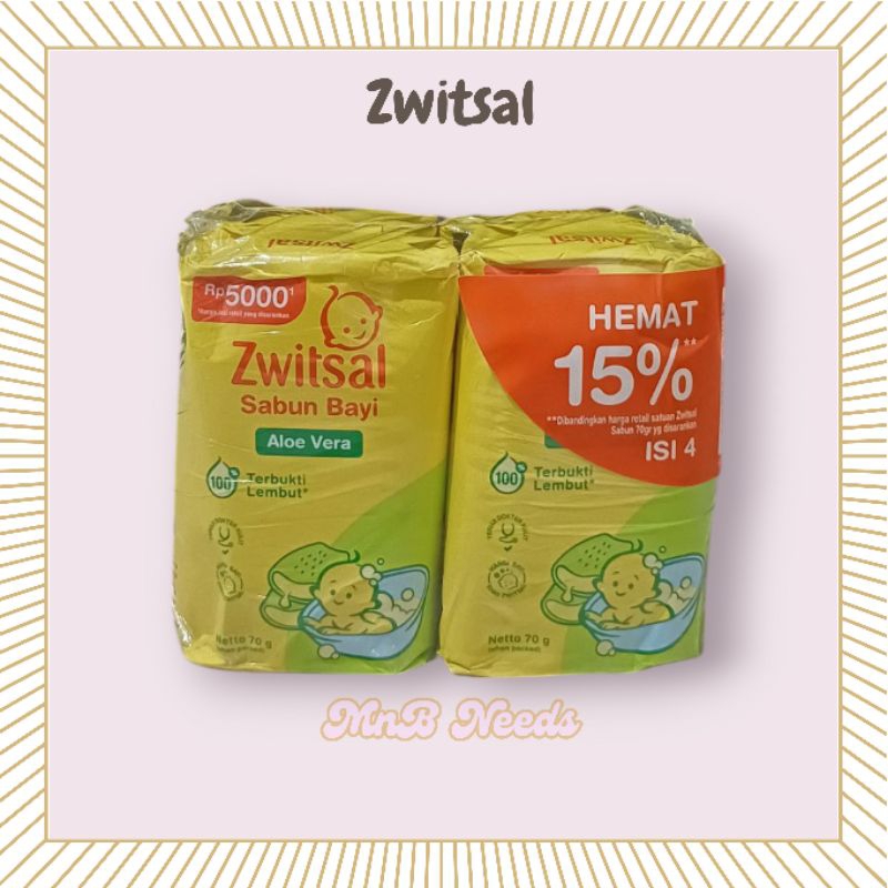 🩷MnB Needs🩷Zwitsal Baby Bar Soap / sabun batang zwitsal / sabun batang rich honey / sabun batang bay