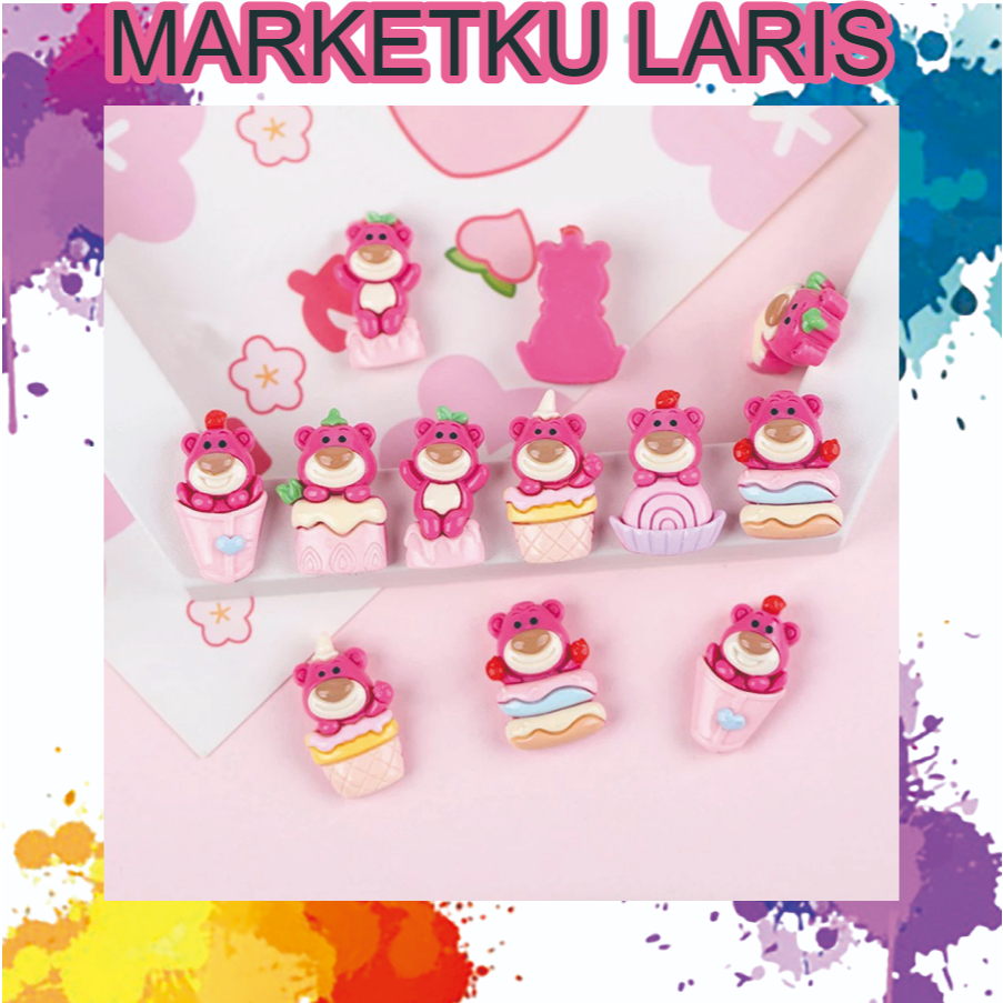 

MKL 1Pcs NEW CUTE MINI CARTOON 3D LOTSO Stiker Glossy Free Resin Aksesoris Hiasan Deco Sticker DIY Lucu R1193
